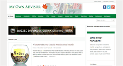 Desktop Screenshot of myownadvisor.ca