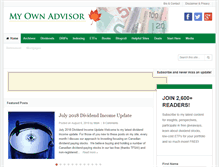 Tablet Screenshot of myownadvisor.ca